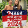 3 Ultra MAGA Flag Red Wave is Coming Flag Make America Great Again Flag 1