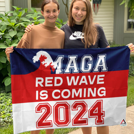 Ultra MAGA Flag, Red Wave is Coming Flag, Make America Great Again Flag