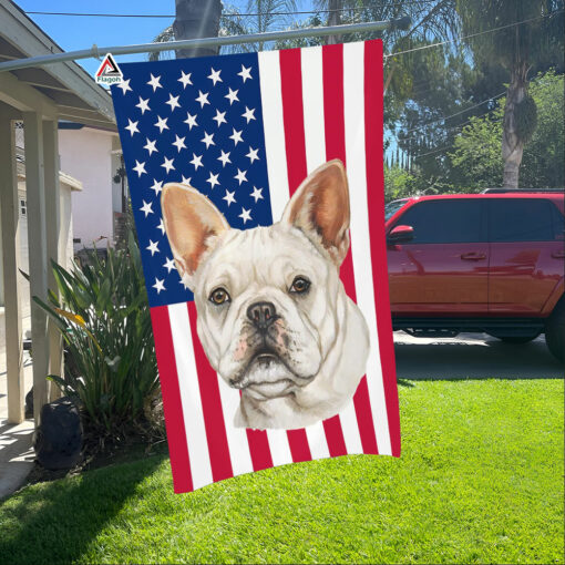 French Bulldog Patriotic American Flag, Lovely Pet Dog US Flag
