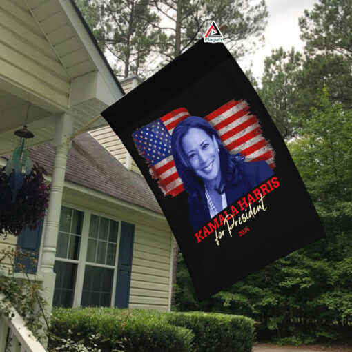 Kamala Harris For The People 2024 Flag, Vote Madam President, Save America Yard Flag