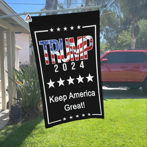 Trump 2024 Flag, Keep America Great Flag, Election US Flag