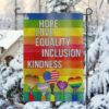 Christmas Snow Garden Flag Mockup PSD Kindness 45