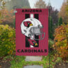 Fall Garden Flag Mockup Cardinals