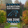 Fall Garden Flag Mockup Carolina Panthers Fan Zone