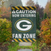 Fall Garden Flag Mockup Green Bay Packers Fan Zone
