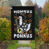 Honkus Ponkus Halloween Witch Goose Flag, Funny Halloween Garden Flag