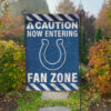 Fall Garden Flag Mockup Indianapolis Colts Fan Zone
