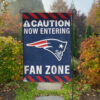 Fall Garden Flag Mockup New England Patriots Fan Zone