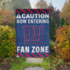 Fall Garden Flag Mockup New York Giants Fan Zone