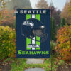 Fall Garden Flag Mockup Seahawks