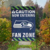 Fall Garden Flag Mockup Seattle Seahawks Fan Zone