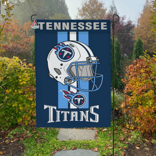 Tennessee Titans Helmet Vertical Flag, Titans NFL Outdoor Flag