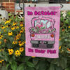 GARDEN FLAG MOCKUP 72 Breast Cancer