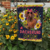 GARDEN FLAG MOCKUP 72 Dachshund Mama