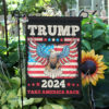 Garden Flag Mockup 2 MrsHandPainted Trump 12