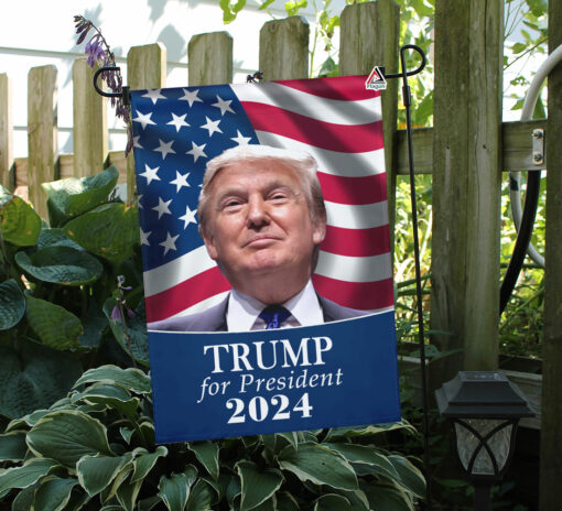 Trump For Presisdent 2024 Flag, Republican Supporters Yard Flag, American Political Campaign Flag