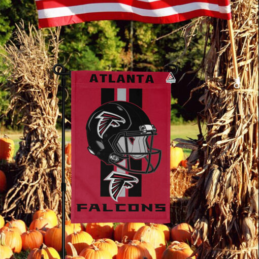 Atlanta Falcons Helmet Vertical Flag, Falcons NFL Outdoor Flag