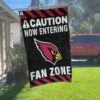 Red Car House Flag Mockup Arizona Cardinals Fan Zone