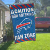 Red Car House Flag Mockup Buffalo Bills Fan Zone