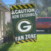 Red Car House Flag Mockup Green Bay Packers Fan Zone