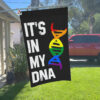 Red Car House Flag Mockup LGBT Its in my DNA