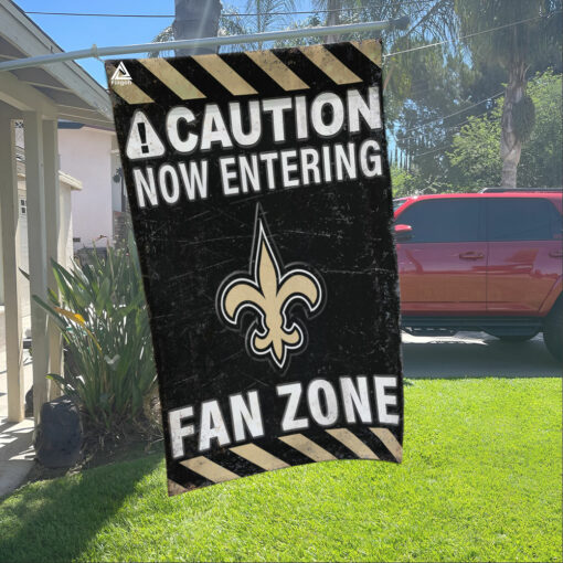 New Orleans Saints Fan Zone Flag, NFL Welcome Sport Flag