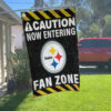 Red Car House Flag Mockup Pittsburgh Steelers Fan Zone