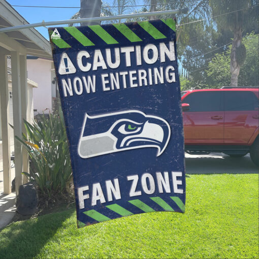 Seattle Seahawks Fan Zone Flag, NFL Welcome Sport Flag