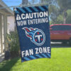 Red Car House Flag Mockup Tennessee Titans Fan Zone
