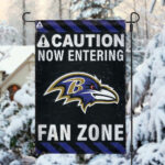 Baltimore Ravens Fan Zone Flag, NFL Welcome Sport Flag