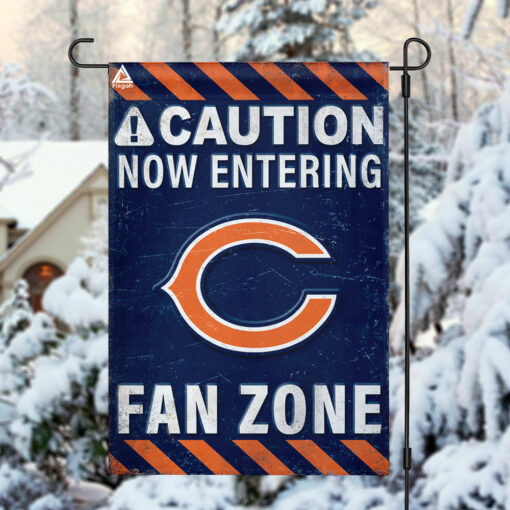 Chicago Bears Fan Zone Flag, NFL Welcome Sport Flag
