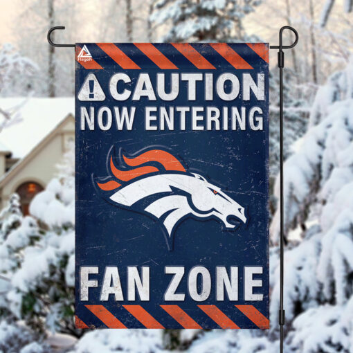 Denver Broncos Fan Zone Flag, NFL Welcome Sport Flag