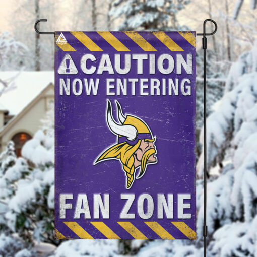 Minnesota Vikings Fan Zone Flag, NFL Welcome Sport Flag