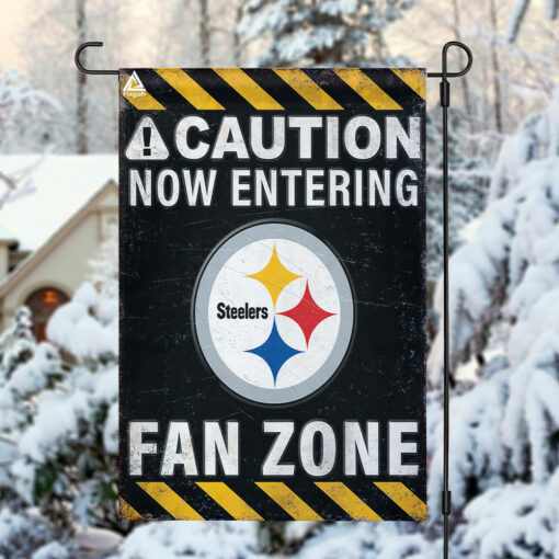 Pittsburgh Steelers Fan Zone Flag, NFL Welcome Sport Flag