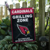 Spring Garden Flag Mockup Arizona Cardinals Grilling Zone