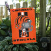 Spring Garden Flag Mockup Bengals