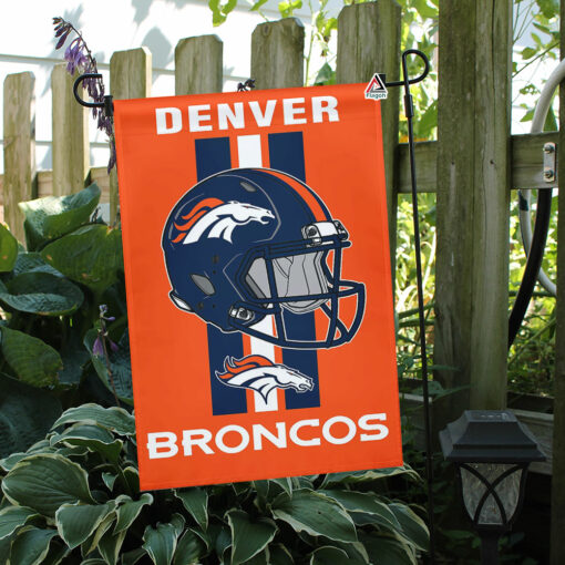 Denver Broncos Helmet Vertical Flag, Broncos NFL Outdoor Flag