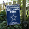 Spring Garden Flag Mockup Dallas Cowboys Grill Zone