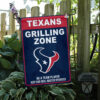 Spring Garden Flag Mockup Houston Texans Grilling Zone