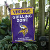 Spring Garden Flag Mockup Minnesota Vikings Grill Zone