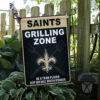 Spring Garden Flag Mockup New Orleans Saints Grill Zone