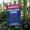 Spring Garden Flag Mockup New York Giants Grill Zone