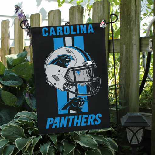 Carolina Panthers Helmet Vertical Flag, Panthers NFL Outdoor Flag