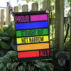 Spring Garden Flag Mockup Pride allyship