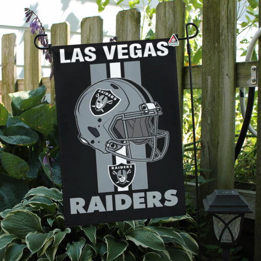 Las Vegas Raiders Helmet Vertical Flag, Raiders NFL Outdoor Flag