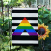 Sunflower Garden Flag Mockup ALLY PRIDE FLAG