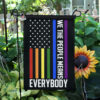 Sunflower Garden Flag Mockup We the People Means Everybody