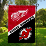 Red Wings vs Devils House Divided Flag, NHL House Divided Flag
