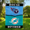 Avalanche vs Ducks House Divided Flag, NHL House Divided Flag