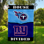 Titans vs Giants House Divided Flag, NFL House Divided Flag